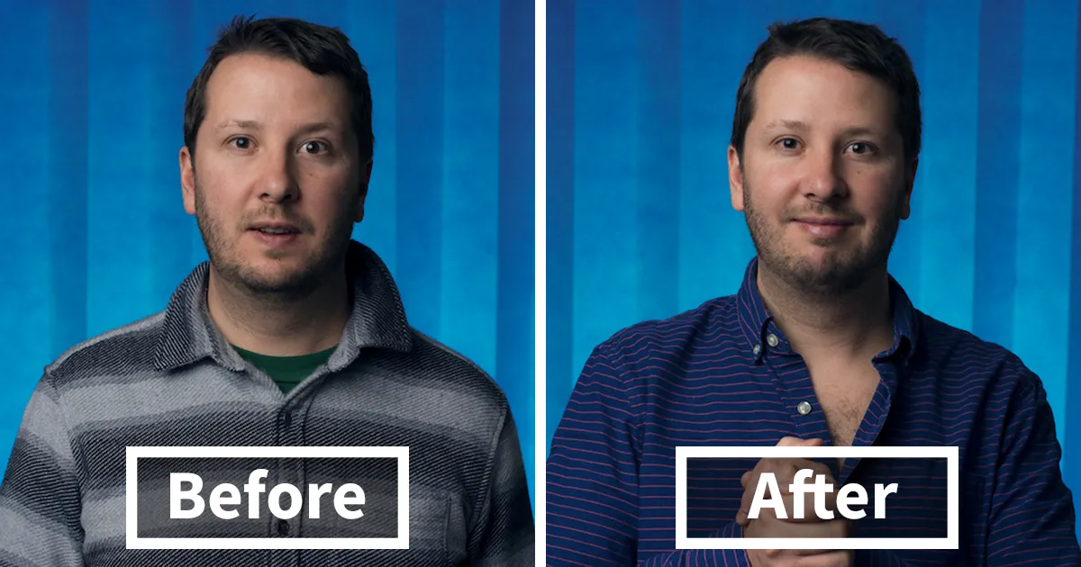 Photographer Captures Men Before And After Becoming A Father, And The Result Says It All