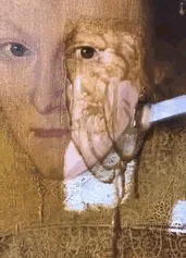 200 años de barniz amarilleado limpiados de una pintura
