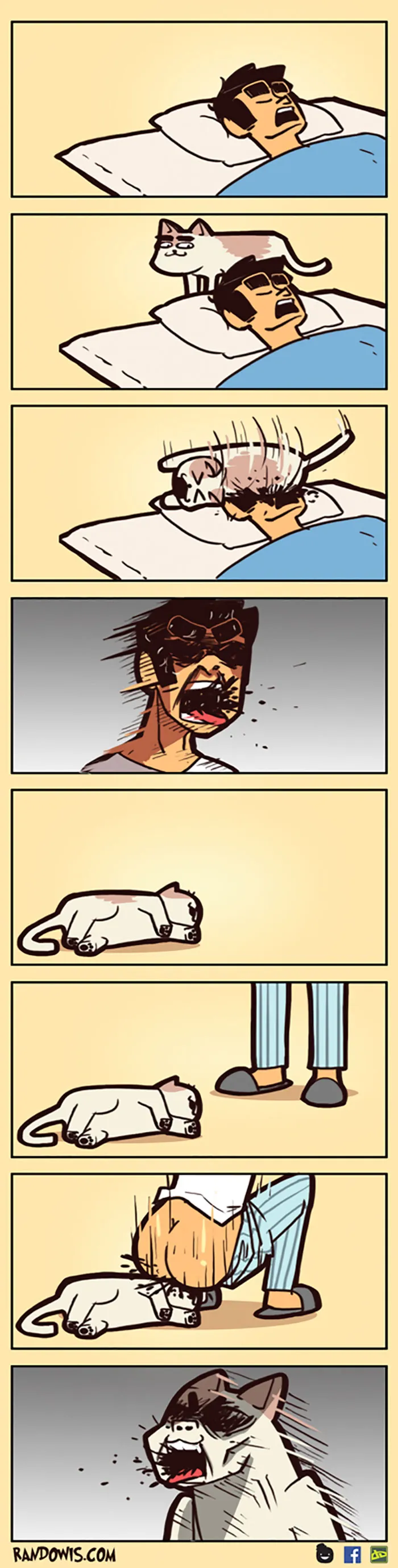 30 Socially Awkward Situations And Funny Random Thoughts That Gained This Artist 100,000 Followers