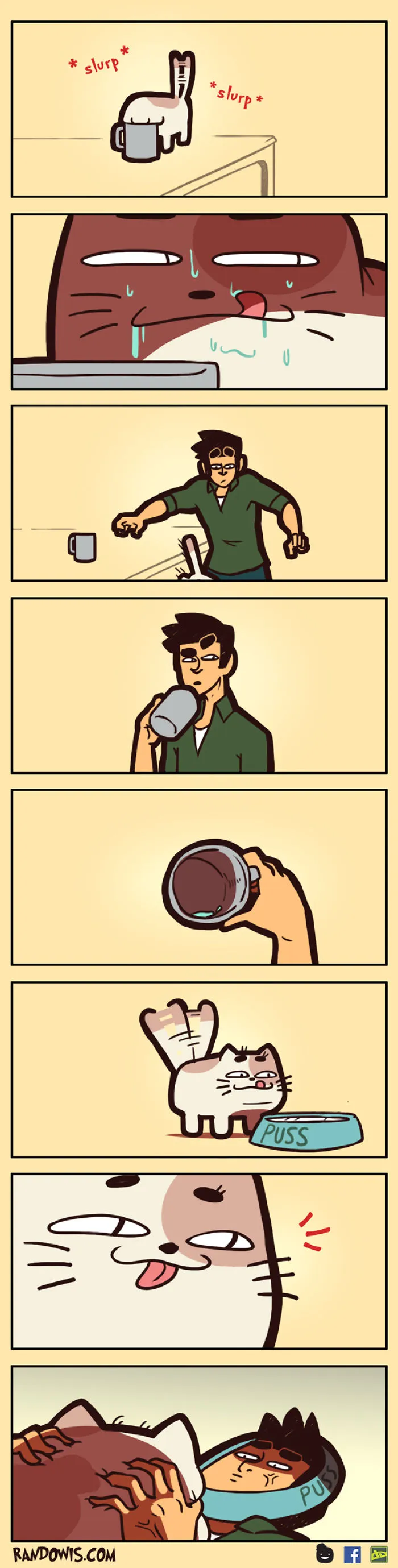 30 Socially Awkward Situations And Funny Random Thoughts That Gained This Artist 100,000 Followers