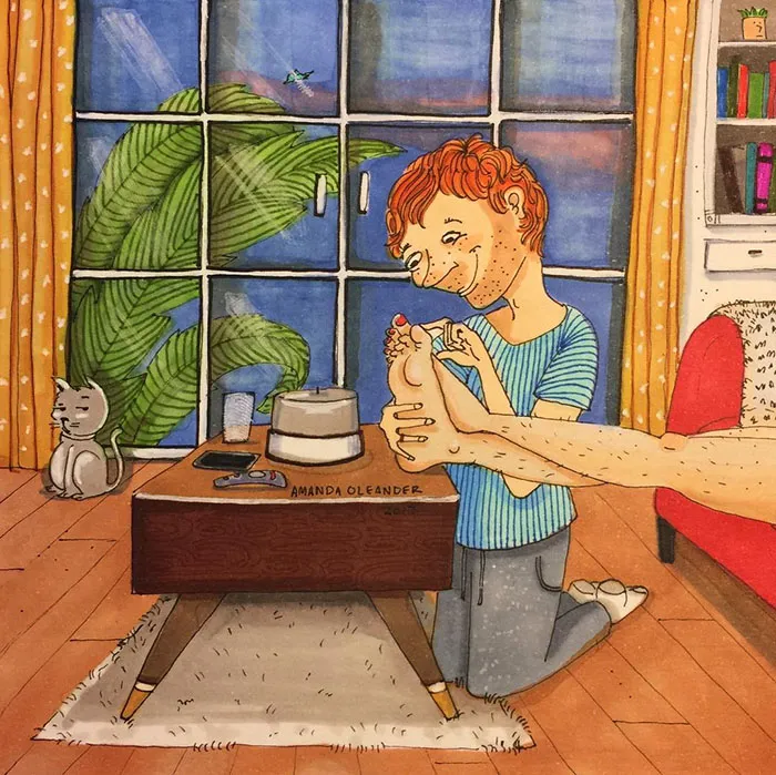 El lado tácito de las relaciones largas en 25+ ilustraciones brutalmente honestas
