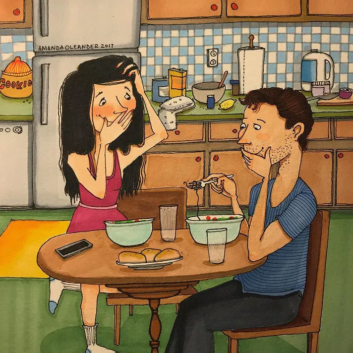 El lado tácito de las relaciones largas en 25+ ilustraciones brutalmente honestas