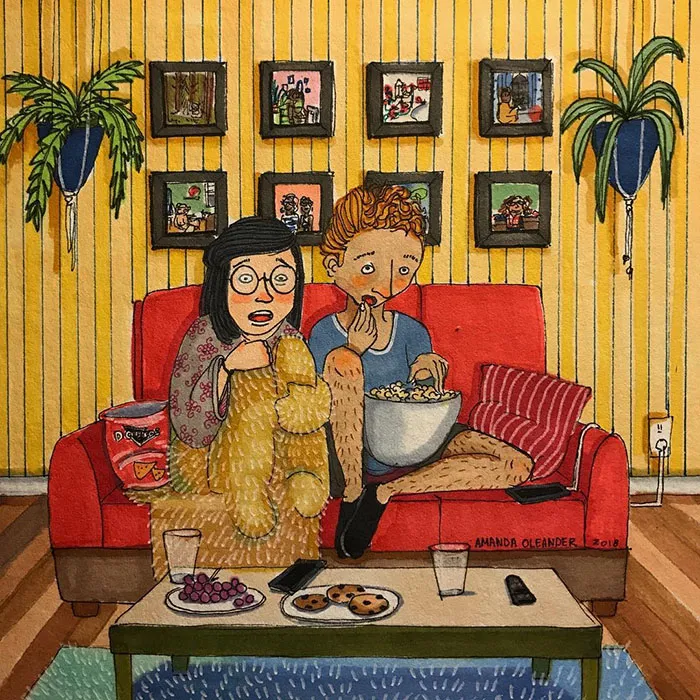 El lado tácito de las relaciones largas en 25+ ilustraciones brutalmente honestas