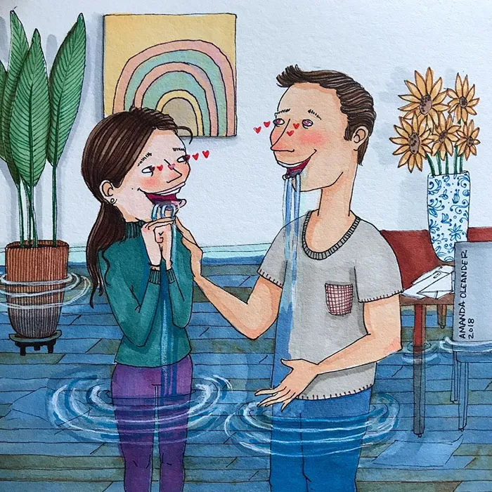 El lado tácito de las relaciones largas en 25+ ilustraciones brutalmente honestas