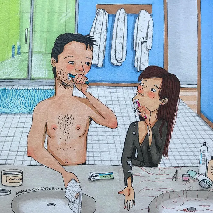 El lado tácito de las relaciones largas en 25+ ilustraciones brutalmente honestas