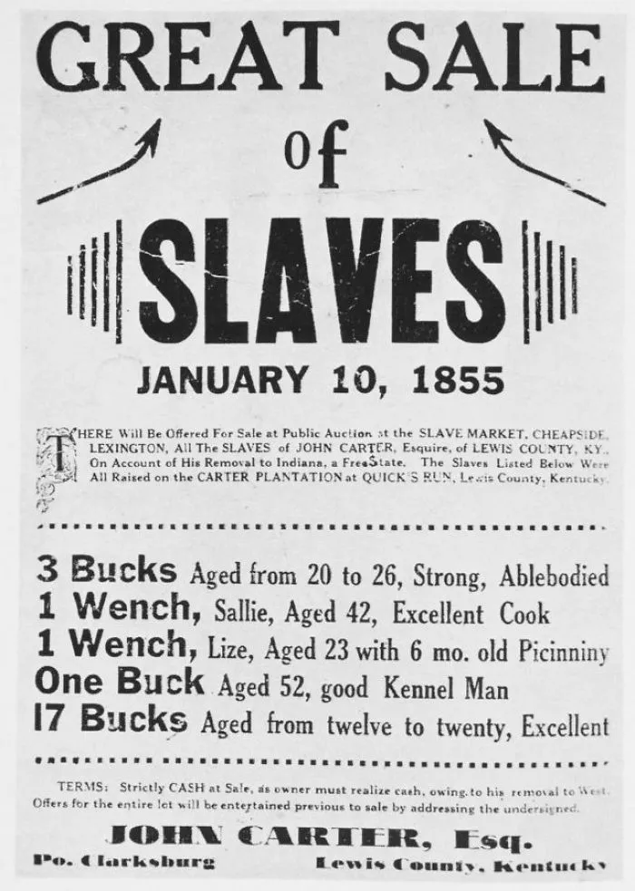 These 22 Unbelievable Ads For American Slaves From The 19th Century Will Infuriate You
