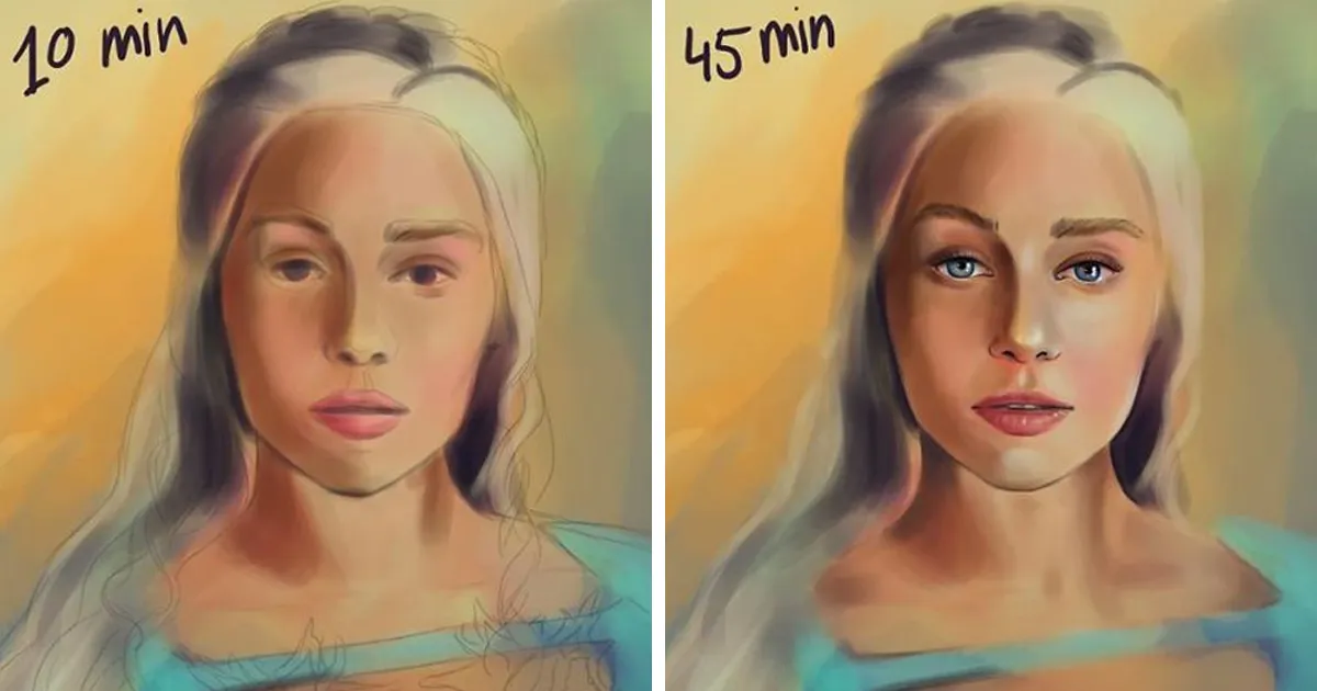 Esta artista muestra lo mucho que se tarda en realidad en perfeccionar un dibujo