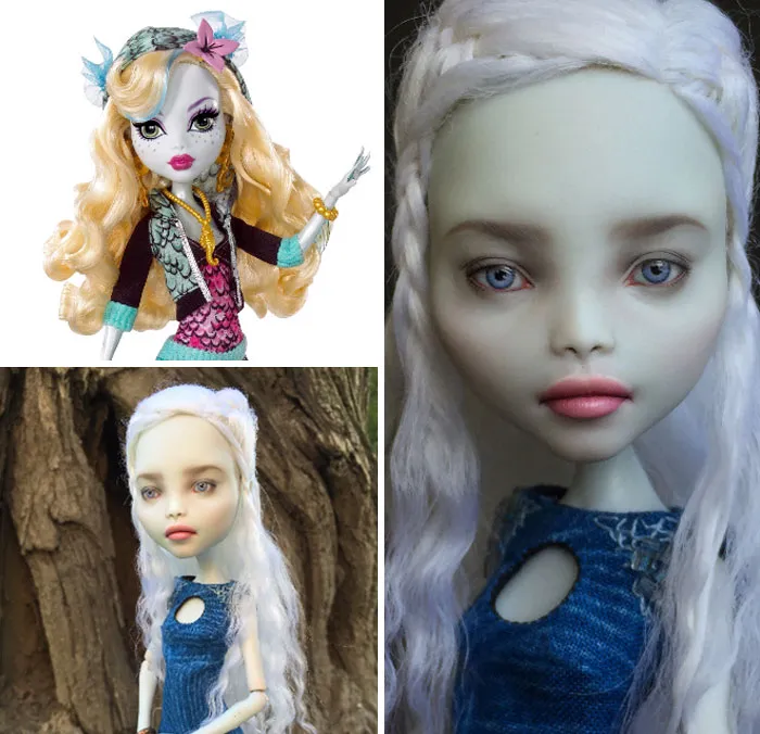 Ukrainian Artist Removes Makeup From Dolls To Repaint Them, And Result Is Almost Too Real