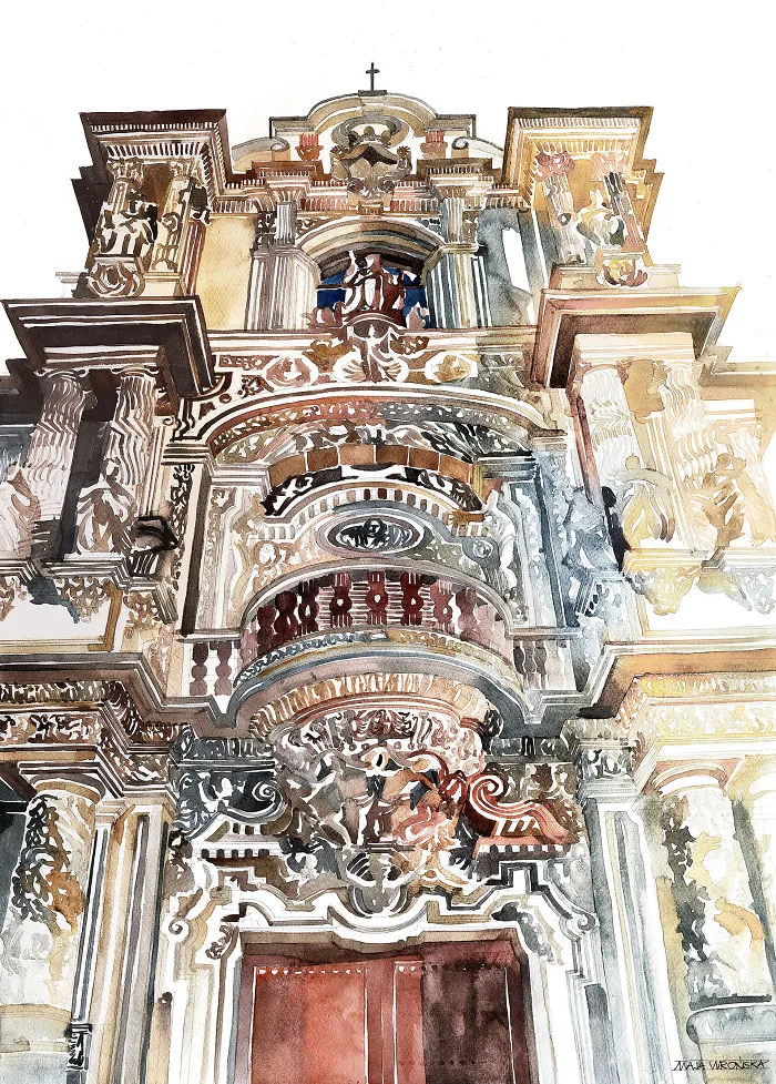 Watercolor Cities By Maja Wrońska
