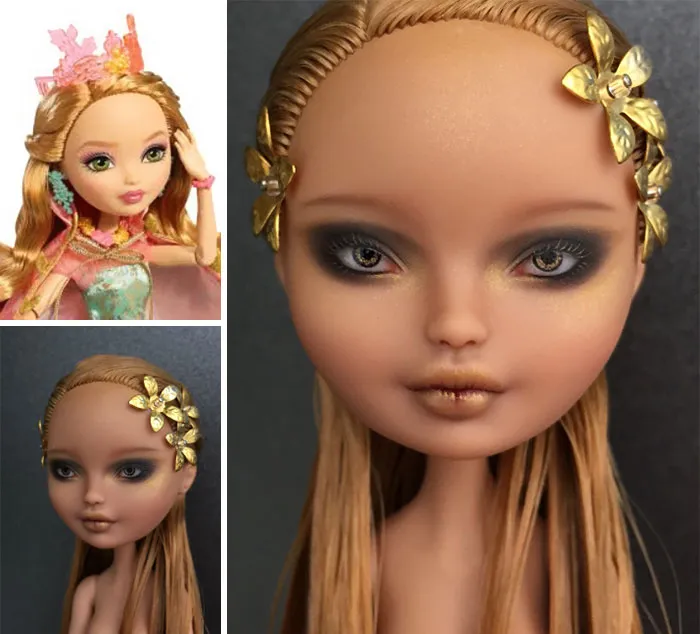 Ukrainian Artist Removes Makeup From Dolls To Repaint Them, And Result Is Almost Too Real