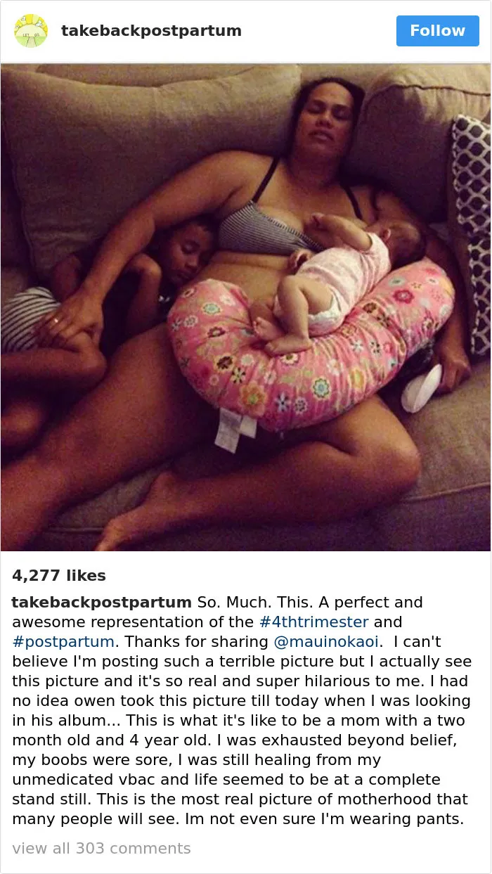90 Brutally Honest Photos Of Post-Baby Bodies, That Women Are Sharing To Reveal The Truth No One Talks About