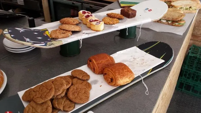 Cakes And Pastries On A Skateboard. Rad