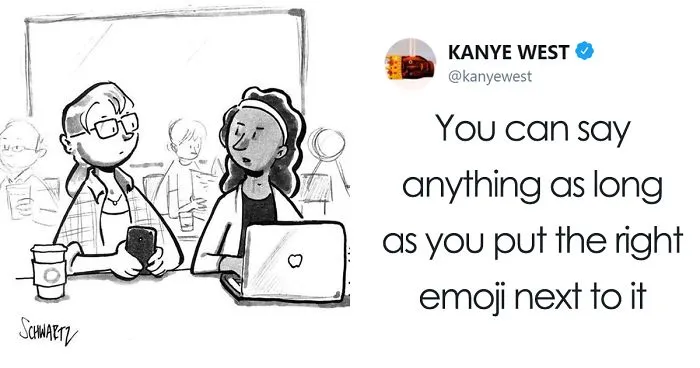 Someone Matched Kanye West's Tweets With New Yorker Illustrations, And Now They're Better Than Originals