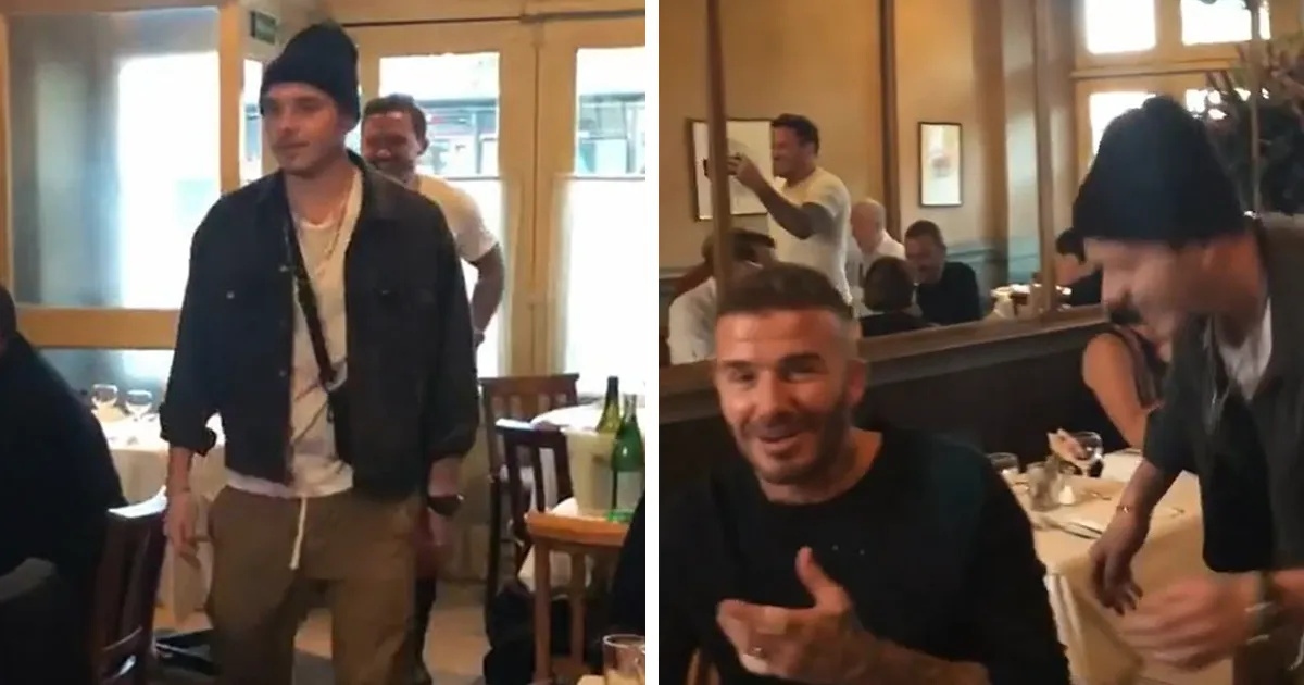La forma en que David Beckham reaccióno ante la sorpresa de su hijo en su 43º cumpleaños te hará llorar