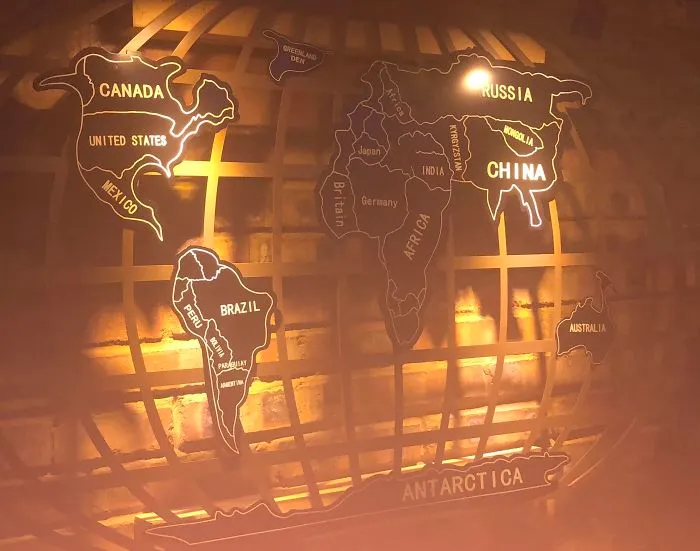 This Map I Found At A Local Bar