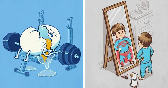 65 Clever Illustrations Inspired By Elements Of Pop Culture By Ben Chen