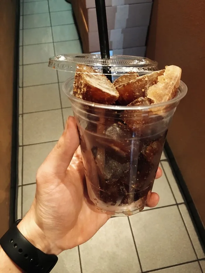 Our Local Coffee Shop Uses Frozen Coffee Cubes For Iced Coffee