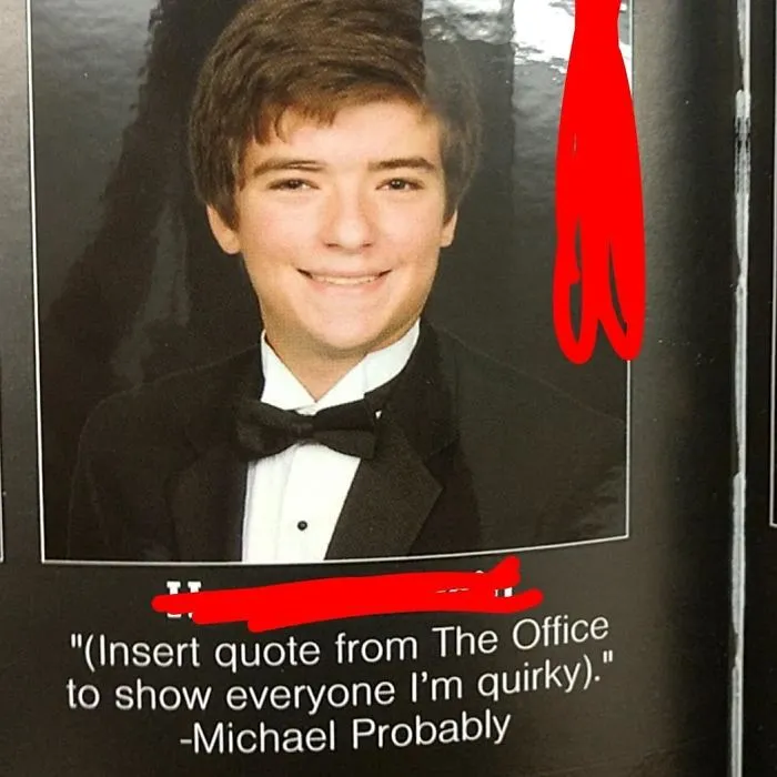 "(Insert Quote From The Office To Show Everyone I'm Quirky)" - Michael Probably