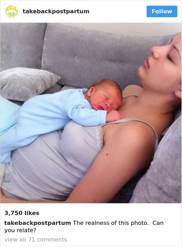 90 Brutally Honest Photos Of Post-Baby Bodies, That Women Are Sharing To Reveal The Truth No One Talks About