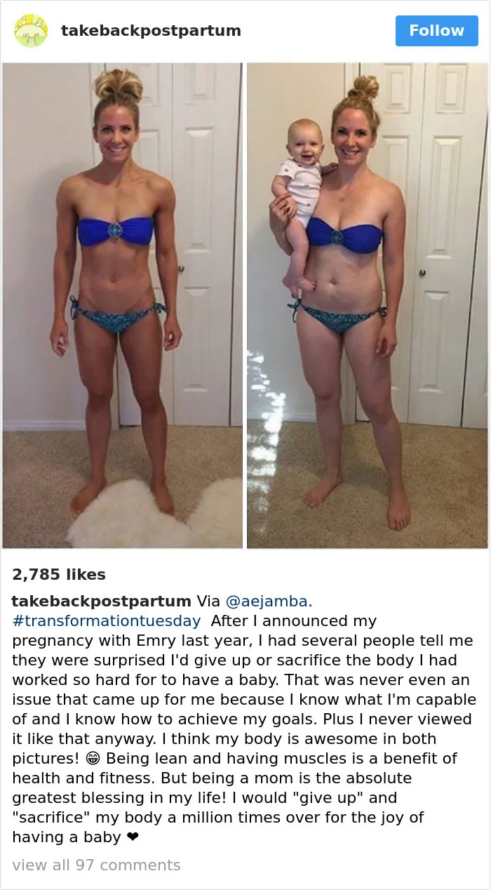 90 Brutally Honest Photos Of Post-Baby Bodies, That Women Are Sharing To Reveal The Truth No One Talks About