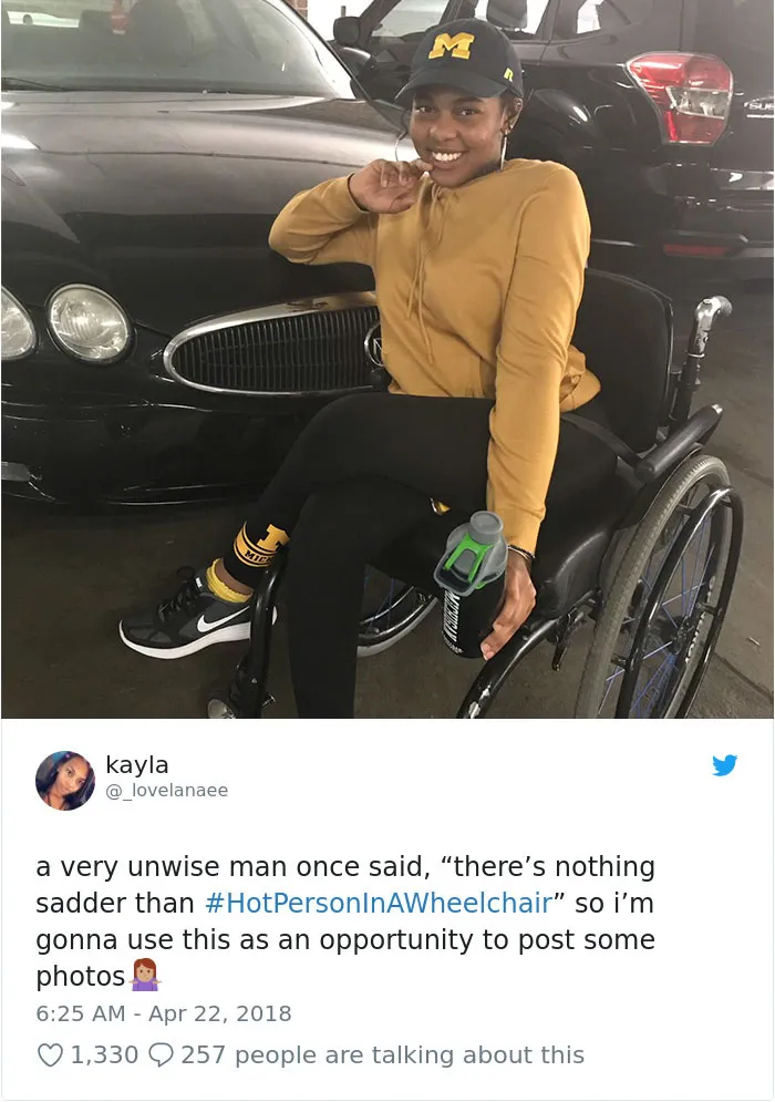 Hot Person On A Wheelchair