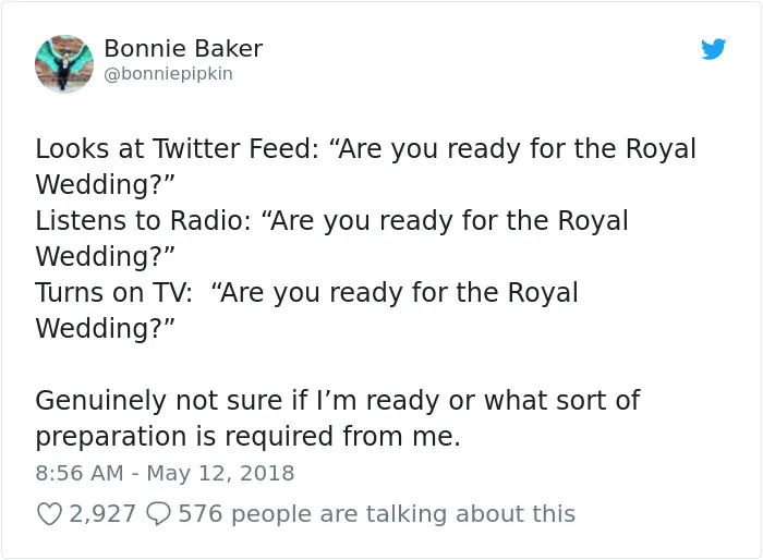 Internet Is Laughing Out Loud At These 95 Hilarious Reactions To The Royal Wedding