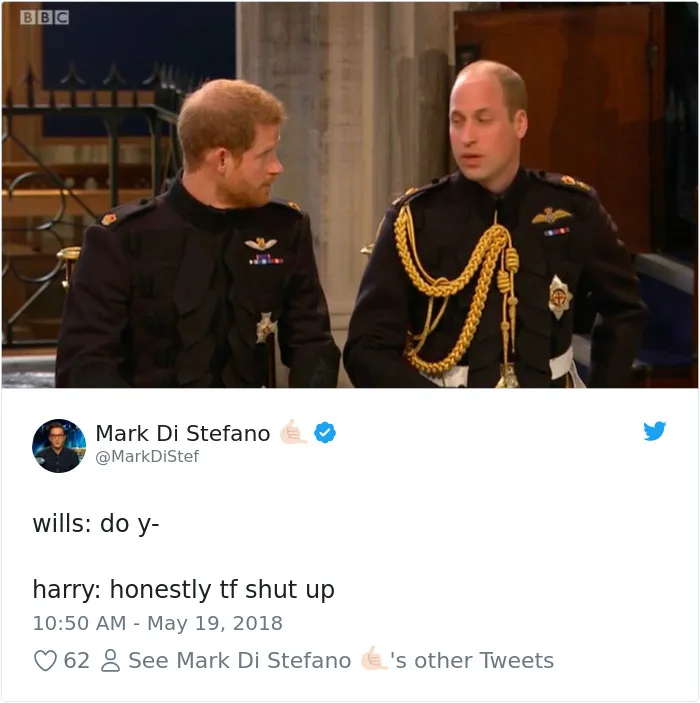 Internet Is Laughing Out Loud At These 95 Hilarious Reactions To The Royal Wedding