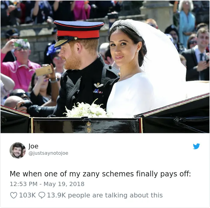 Internet Is Laughing Out Loud At These 95 Hilarious Reactions To The Royal Wedding