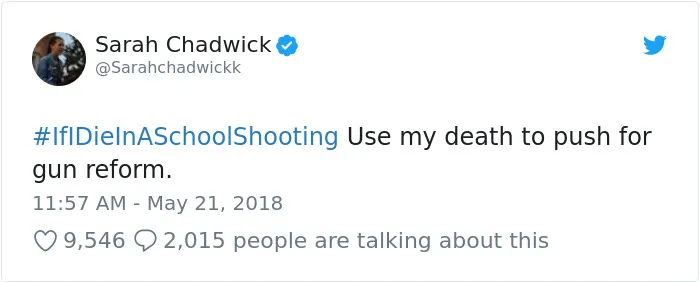 Students Start #IfIDieInASchoolShooting Hashtag And The Tweets Are Heartbreaking
