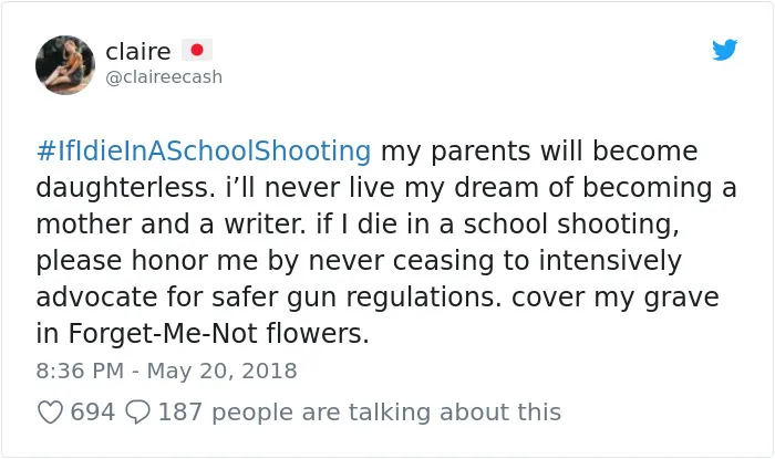 Students Start #IfIDieInASchoolShooting Hashtag And The Tweets Are Heartbreaking