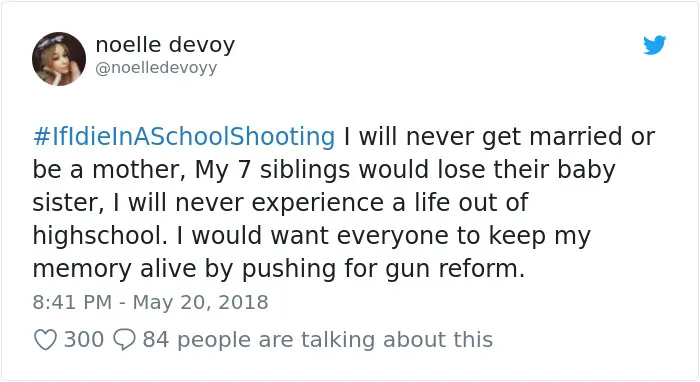 Students Start #IfIDieInASchoolShooting Hashtag And The Tweets Are Heartbreaking