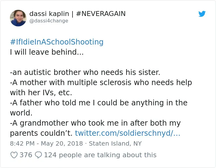 Students Start #IfIDieInASchoolShooting Hashtag And The Tweets Are Heartbreaking