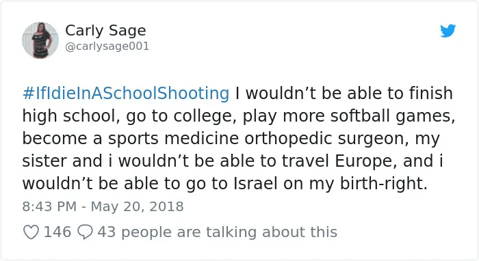 Students Start #IfIDieInASchoolShooting Hashtag And The Tweets Are Heartbreaking