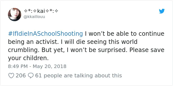 Students Start #IfIDieInASchoolShooting Hashtag And The Tweets Are Heartbreaking