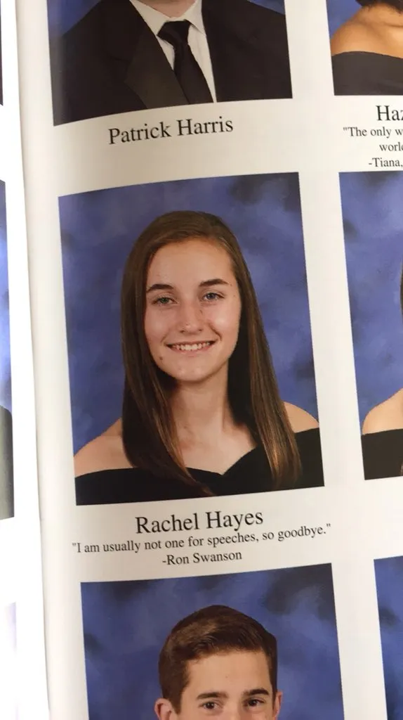 "I Am Usually Not One For Speeches, So Goodbye." - Ron Swanson