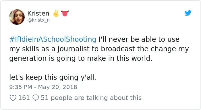 Students Start #IfIDieInASchoolShooting Hashtag And The Tweets Are Heartbreaking
