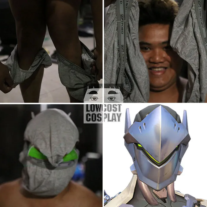 Vuelve el chico del cosplay barato con sus disfraces de bajo coste, y los resultados son divertidísimos y acertados (20+ imágenes)