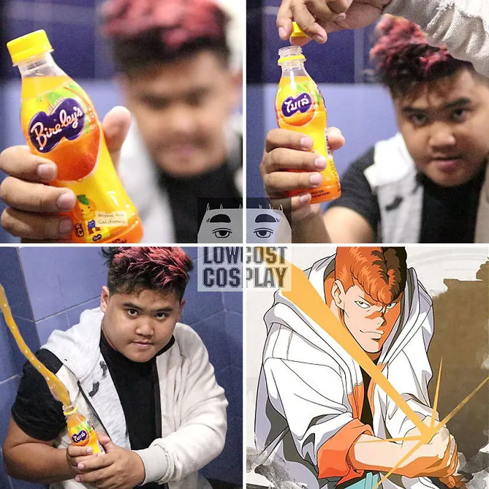Vuelve el chico del cosplay barato con sus disfraces de bajo coste, y los resultados son divertidísimos y acertados (20+ imágenes)