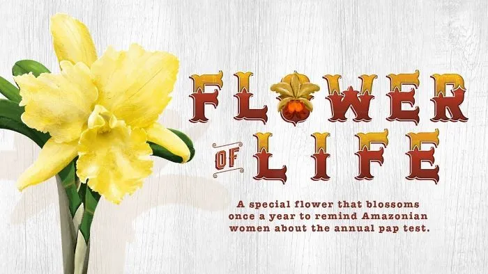 A Flower That Blooms Once A Year 
will Remind Amazonian Women About The Yearly Pap Test