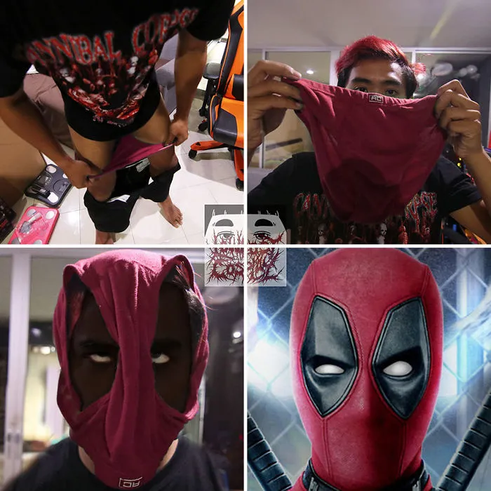 Vuelve el chico del cosplay barato con sus disfraces de bajo coste, y los resultados son divertidísimos y acertados (20+ imágenes)
