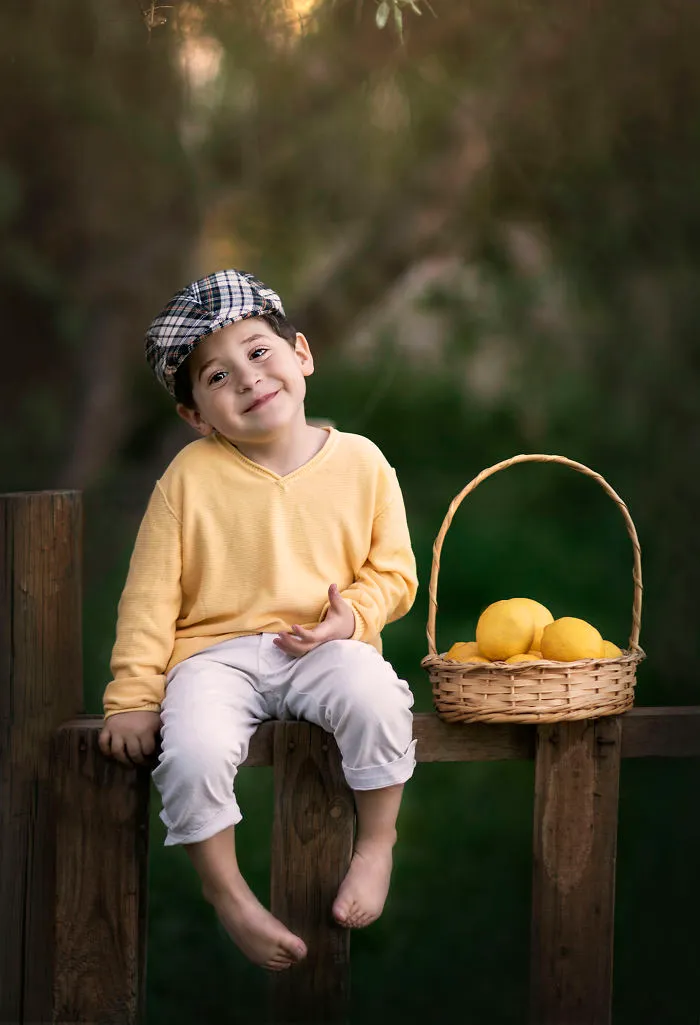 I Decided To Take Pictures Of Children With Fruits To Connect Them With Nature
