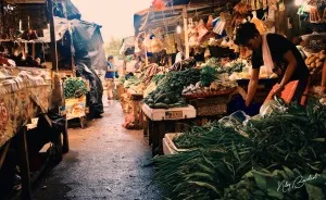 I Took Early Morning Pictures Of Intimate Market Scene  In Philippines Using My Iphone