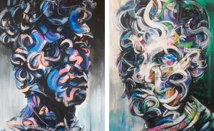 I'm Making Paintings That Show What It Feels Like To Be Over-Stimulated By Society