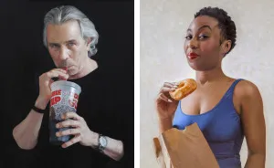 Unconventional Portraits Depicting Nasty Habits