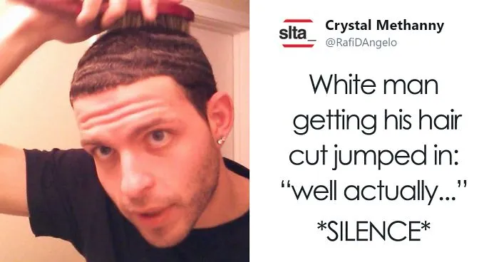 The Way This White Guy Shut Down A Black Woman Defending Kanye West In A Black Barbershop Is Pure Gold 
