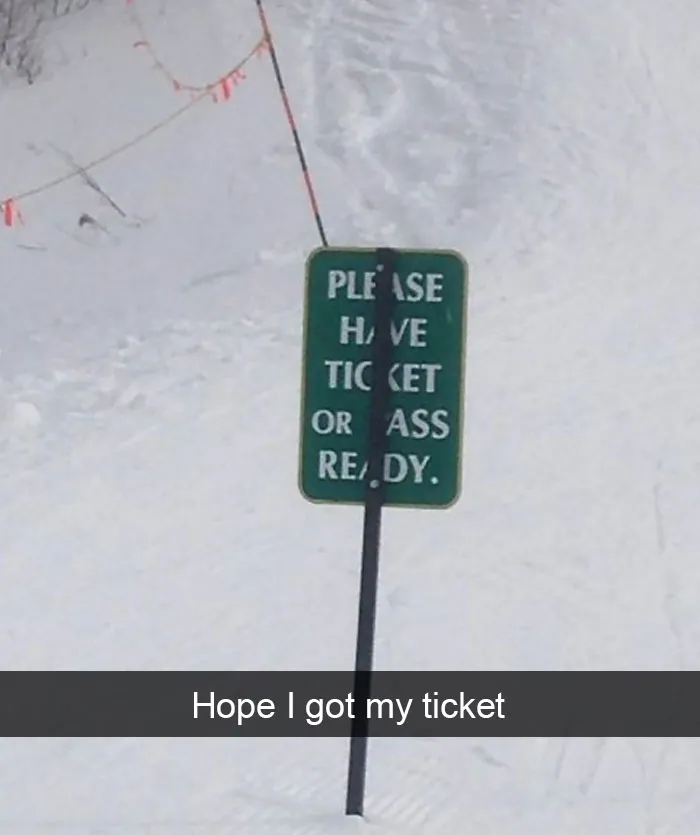 I'd Better Get That Ticket Before It's Too Late
