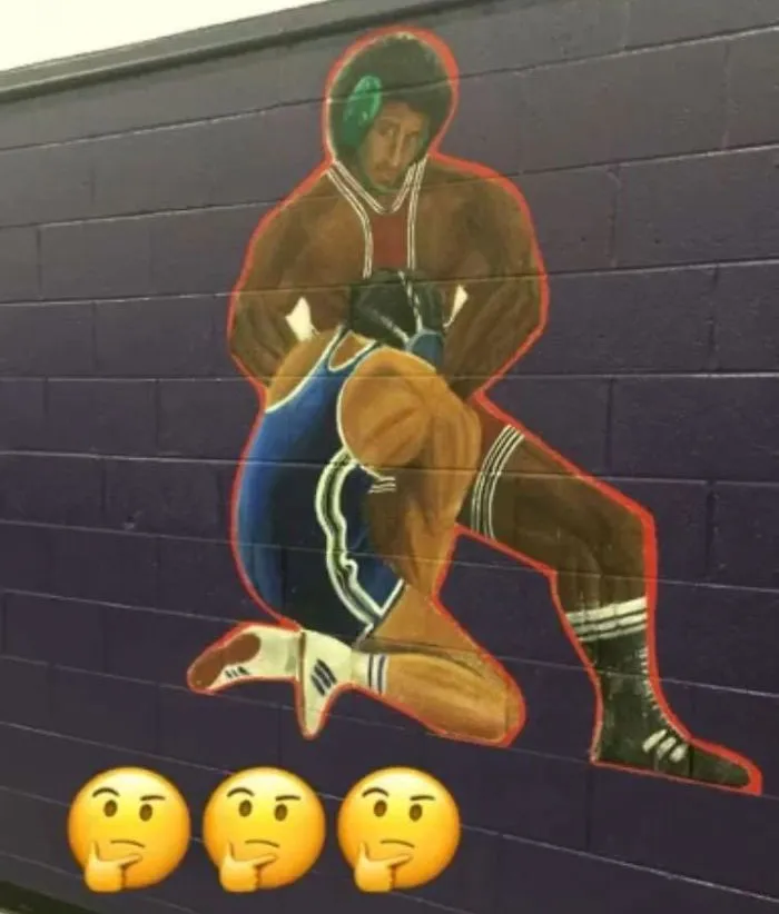 High School Gym In Pontiac, Mi. There Are No Words...