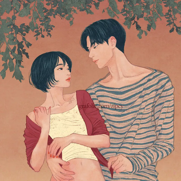 Korean Illustrator Captures Love And Intimacy So Well That You Can Almost Feel It (Part 2)