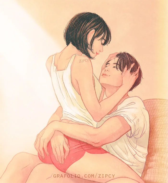 Korean Illustrator Captures Love And Intimacy So Well That You Can Almost Feel It (Part 2)