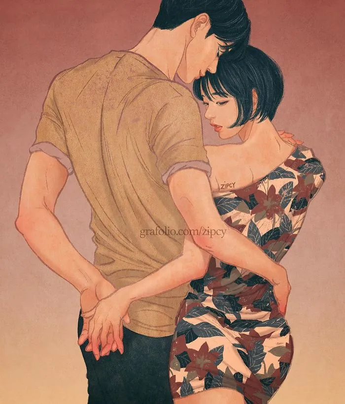 Korean Illustrator Captures Love And Intimacy So Well That You Can Almost Feel It (Part 2)